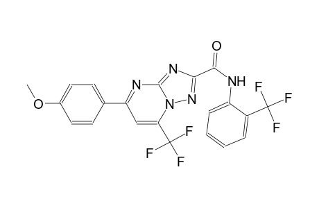 5-(4-methoxyphenyl)-7-(trifluoromethyl)-N-[2-(trifluoromethyl)phenyl][1,2,4]triazolo[1,5-a]pyrimidine-2-carboxamide