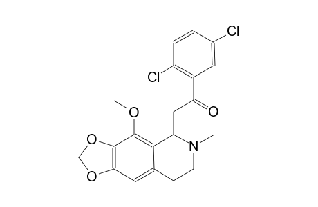 1-(2,5-dichlorophenyl)-2-(4-methoxy-6-methyl-5,6,7,8-tetrahydro[1,3]dioxolo[4,5-g]isoquinolin-5-yl)ethanone