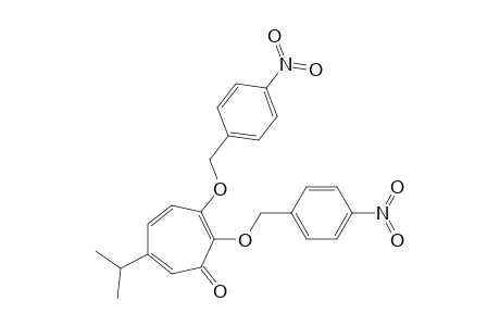 6-Isopropyl-2,3-bis(4-nitrobenzyloxy)tropone