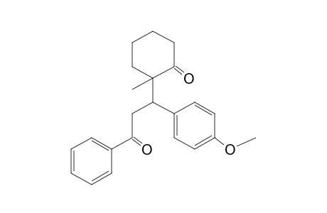 3-(p-METHOXYPHENYL)-3-(1-METHYL-2-OXOCYCLOHEXYL)PROPIOPHENONE