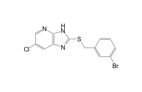 2-[(3-bromobenzyl)sulfanyl]-6-chloro-3H-imidazo[4,5-b]pyridine