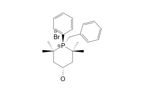 1-BENZYL-2,2,6,6-TETRAMETHYL-1-PHENYL-4-PHOSPHORINANOLIUM-BROMIDE