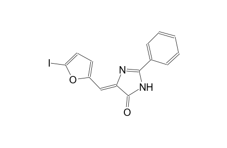 (5Z)-5-[(5-iodo-2-furyl)methylene]-2-phenyl-3,5-dihydro-4H-imidazol-4-one