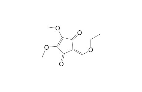4-Cyclopentene-1,3-dione, 2-(ethoxymethylene)-4,5-dimethoxy-