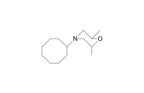 4-Cyclooctyl-trans-2,6-dimethyl-morpholine