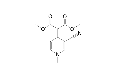 2-(3-cyano-1-methyl-4H-pyridin-4-yl)malonic acid dimethyl ester