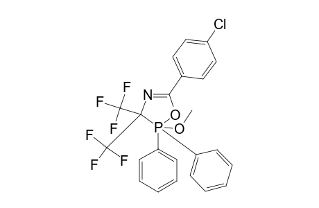 5(PARA-CHLORPHENYL)-3,3-BIS-(TRIFLUOROMETHYL)-2-METHOXY-2,2-DIPHENYL-DELTA-4-1,4,2-LAMBDA-5-OXAZAPHOSPHOLINE