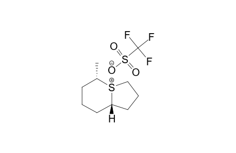 ENDO-CIS-2-METHYL-1-THIONIABICYCLO-[4.3.0]-NONANE-TRIFLUOROMETHANESULFONATE