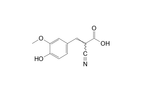 alpha-cyano-4-hydroxy-3-methoxycinnamic acid