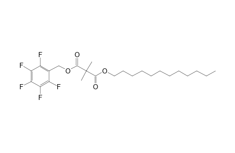 Dimethylmalonic acid, dodecyl pentafluorobenzyl ester