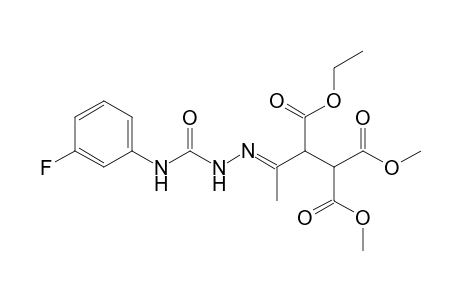 Methyl 2-(methoxycarbonyl)-3-(ethoxycarbonyl)-4-{[(3'-fluoroanilino)carbonyl]hydrazono}-pentanoate