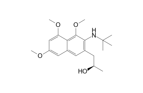 (2R)-1-[3-(tert-butylamino)-4,5,7-trimethoxy-2-naphthalenyl]-2-propanol