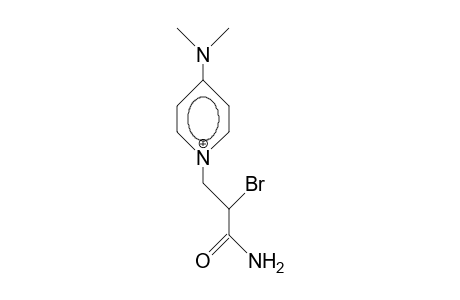 2-Bromo-3-(4-dimethylamino-pyridyl)-propionamide cation