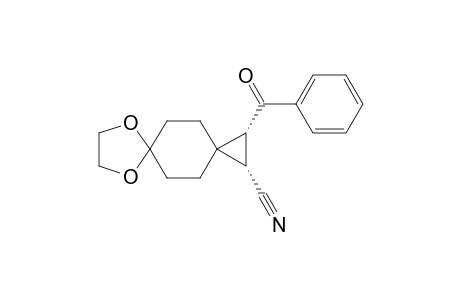 cis-2-Benzoyl-7,10-dioxadispiro[2.2.4.2]dodecane-1-carbonitrile