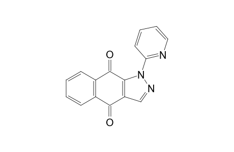 1H-Benz[f]indazole-4,9-dione, 1-(2-pyridinyl)-