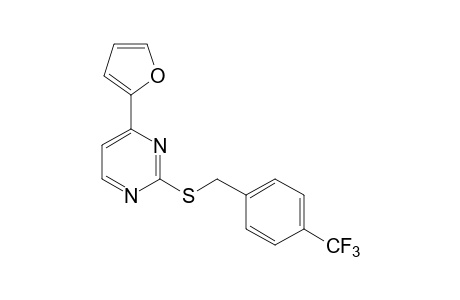 4-(2-furyl)-2-{[p-(trifluoromethyl)benzyl]thio}pyrimidine