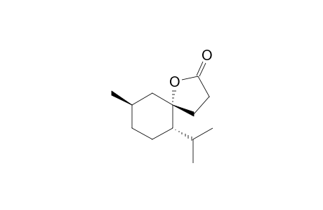 (5S,6S,9R)-6-Isopropyl-9-methyl-1-oxaspiro[4.5]decan-2-one