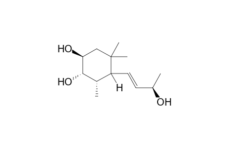 (3S,4S,5S,6S,9R)-3,4-Dihydroxy-5,6-dihydro-.beta.-ionol