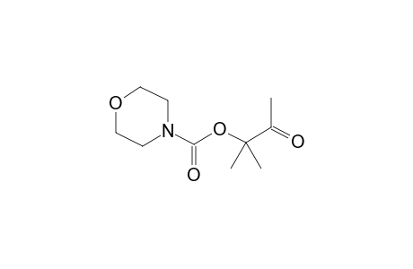 2-Methyl-3-oxobutan-2-yl morpholine-4-carboxylate