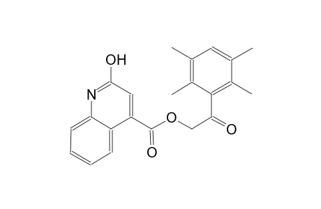 4-quinolinecarboxylic acid, 2-hydroxy-, 2-oxo-2-(2,3,5,6-tetramethylphenyl)ethyl ester