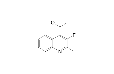 3-FLUORO-4-(1-HYDROXYETHYL)-2-IODO-QUINOLINE