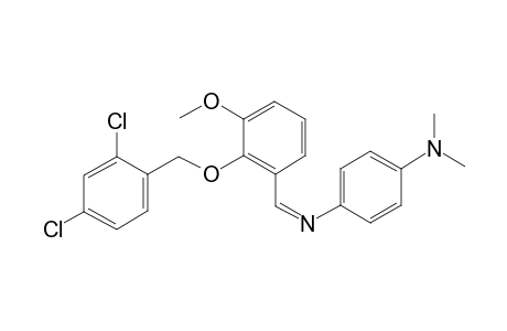 N-[2-(2,4-dichloro-benzyloxy)-3-methoxy-benzylidene]-N',N'-dimethyl-benzene-1,4-diamine