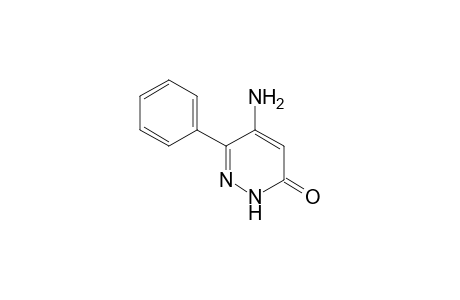 5-Amino-6-phenyl-3(2H)-pyridazinone