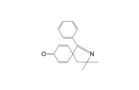 3,3-Dimethyl-1-phenyl-2-aza-spiro[4.5]deca-1,6,9-trien-8-one