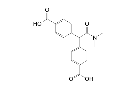 N,N-Dimethyl-2,2-bis[(p-hydroxycarbonyl)phenyl]acetamide