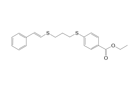 Ethyl 4-((3-(Styrylthio)propyl)thio)benzoate