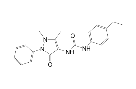 N-(1,5-dimethyl-3-oxo-2-phenyl-2,3-dihydro-1H-pyrazol-4-yl)-N'-(4-ethylphenyl)urea