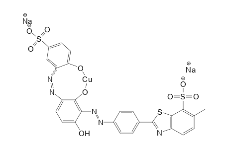 4-Chlorometanilacid-3-azo-(2',4'-dihydroxy)-1-benzol-Cu complex(cl zu oh)<-dehydrothio-p-toluidinesulfoacid