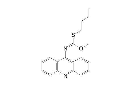 O-METHYL-S-BUTYL-N-(9-ACRIDINYL)-IMINOTHIOCARBONATE