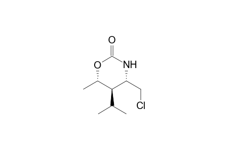 (4S,5R,6S)-4-(chloromethyl)-5-isopropyl-6-methyl-1,3-oxazinan-2-one