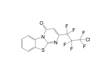 2-(3-Chloro-1,1,2,2,3,3-hexafluoro-propyl)pyrimido[2,1-b][1,3]benzothiazol-4-one