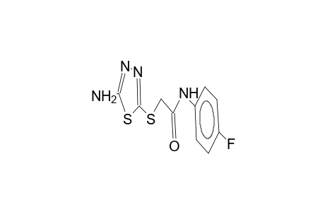 N-(4-fluorophenyl)-2-(2-amino-1,3,4-thiadiazol-5-ylthio)acetamide
