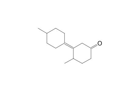 Cyclohexanone, 4-methyl-3-(4-methylcyclohexylidene)-