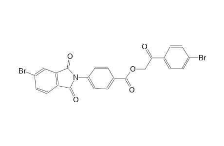 benzoic acid, 4-(5-bromo-1,3-dihydro-1,3-dioxo-2H-isoindol-2-yl)-, 2-(4-bromophenyl)-2-oxoethyl ester