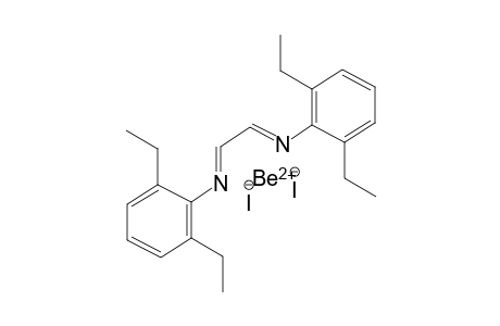 Beryllium(II) (E)-N,N'-bis(2,6-diethylphenyl)ethane-1,2-diimine diiodide