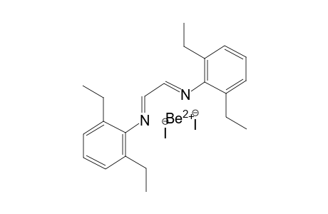 Beryllium(II) (E)-N,N'-bis(2,6-diethylphenyl)ethane-1,2-diimine diiodide