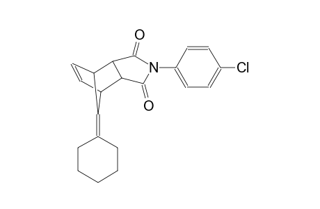 4-(4-chlorophenyl)-10-cyclohexylidene-4-azatricyclo[5.2.1.0~2,6~]dec-8-ene-3,5-dione