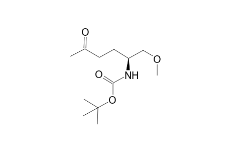 5-[(t-Butoxycarbonyl)amino]-6-methoxyhexan-2-one