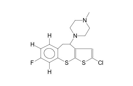 2-CHLORO-8-FLUORO-4-(4-METHYLPIPERAZINO)-4,5-DIHYDROTHIENO[2,3-B]-1-BENZOTHIEPIN