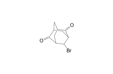 2,6-Adamantanedione, 4-bromo-, (1R)-