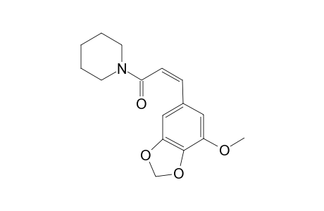 1-[1-Oxo-3(3,4-methylenedioxy-5-methoxyphenyl)-2Z-propenyl]piperidine