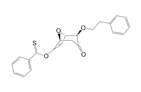 [(1S,2R,5S )-3-Oxo-2-(phenylethoxy)-8-oxabicyclo[3.2.1]oct-6-en-6-yl] benzenecarbothioate
