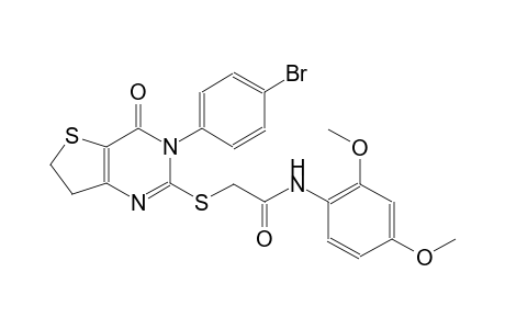 acetamide, 2-[[3-(4-bromophenyl)-3,4,6,7-tetrahydro-4-oxothieno[3,2-d]pyrimidin-2-yl]thio]-N-(2,4-dimethoxyphenyl)-