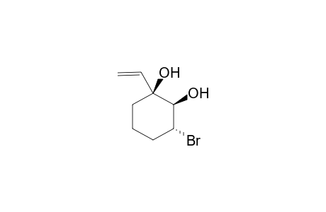 3t-Bromo-1-vinyl-1c,2r-cyclohexanediol