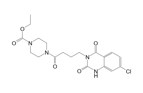 ethyl 4-[4-(7-chloro-2,4-dioxo-1,4-dihydro-3(2H)-quinazolinyl)butanoyl]-1-piperazinecarboxylate