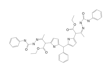 1,9-BIS-(2'-PHENYLCARBAMONYLHYDRAZONO-1'-ETHOXYCARBONYLPROPYL)-5-PHENYLDIPYRROMETHANE